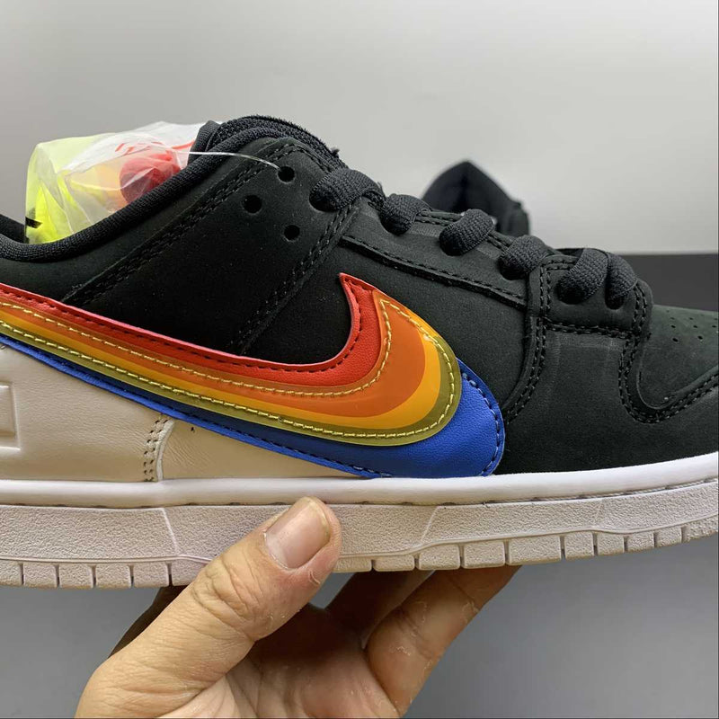 Nike Dunk Low - SB - Black / White / Rainbow