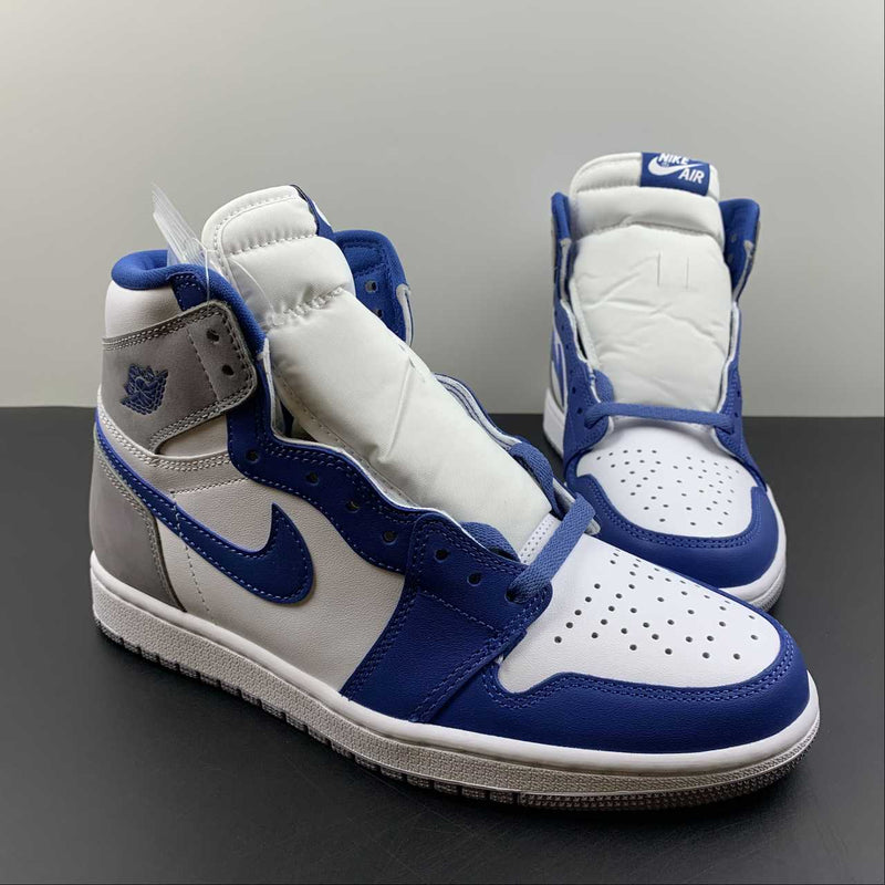 Nike Air Jordan 1 - Retro High OG - Sail / Military Blue - Blacl