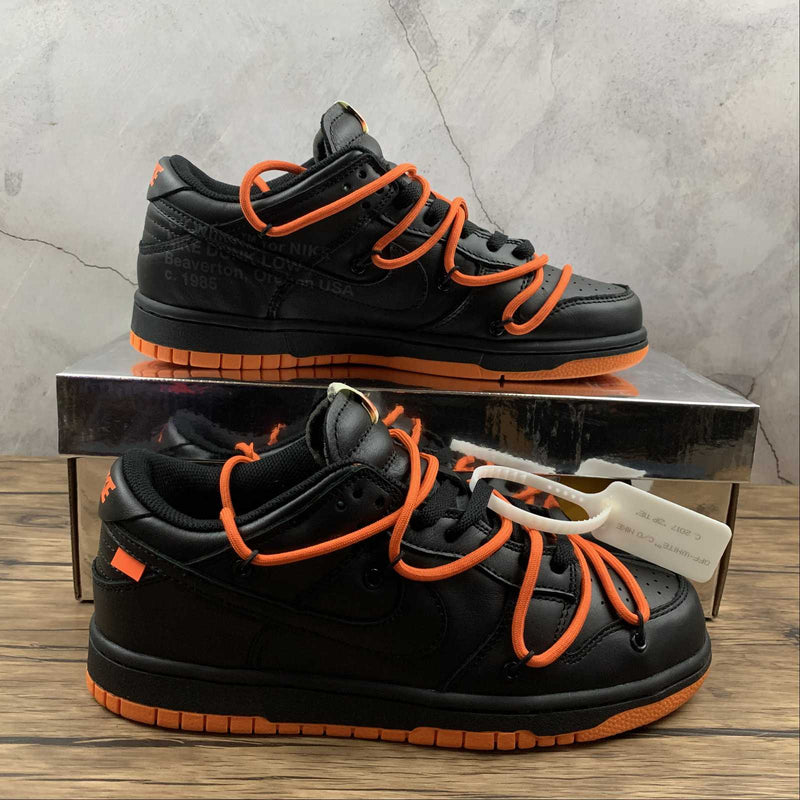 Nike Dunk Low - X OW X FL - Black / Total Orange