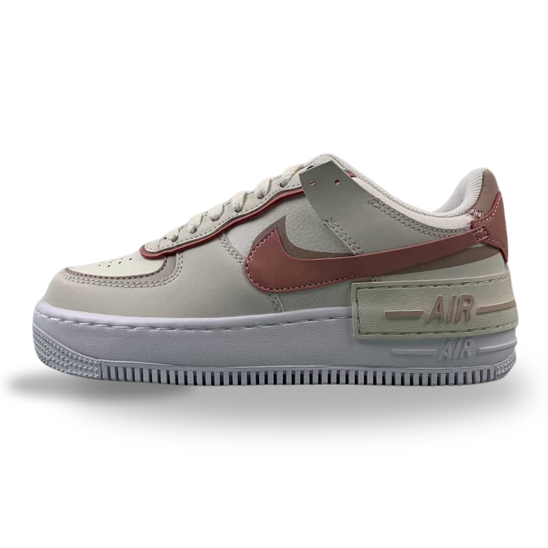 Nike Air Force 1 - Shadow - Phantom / Red Stardust