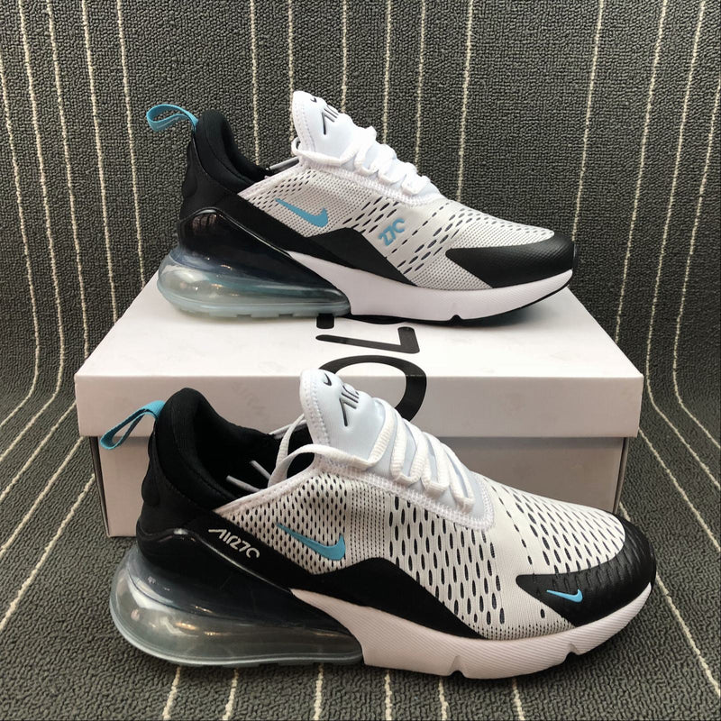 Nike Air Max 270 - White / Black - Blue Mounth