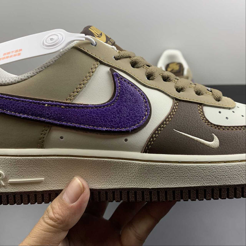 Nike Air Force 1 - '07 - Grey / White / Brown