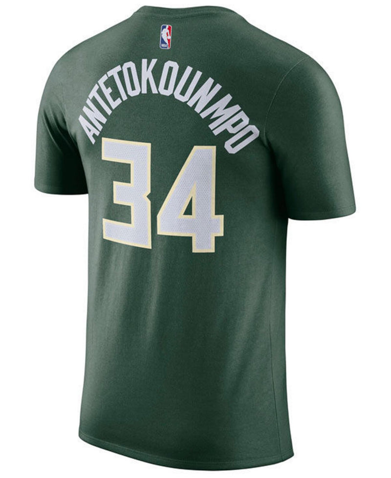 Camiseta Masculina - Milwaukee Bucks - 34 Antetokounmpo