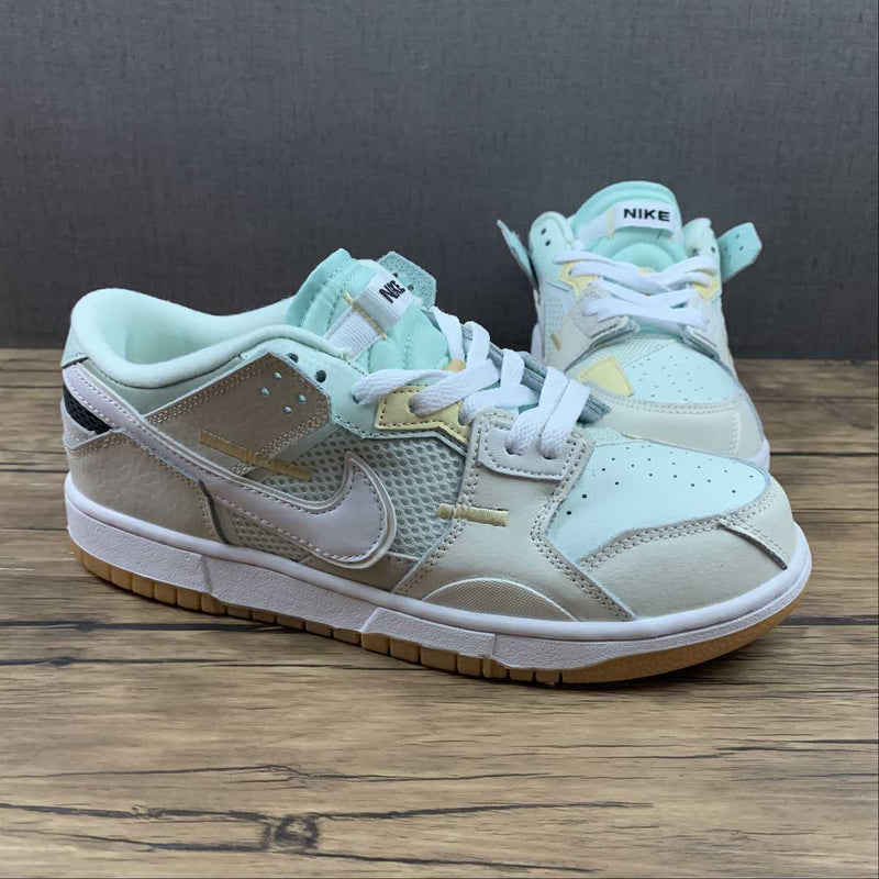 Nike Dunk Low - Scrap - Sail / White - Sea Glass - Seafoam