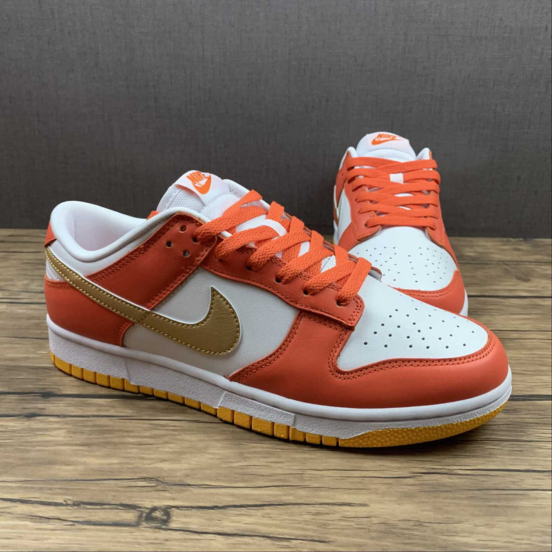 Nike Dunk Low - Orange / White / Yellow / Gold