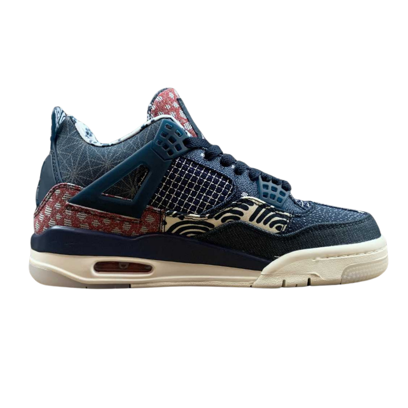 Nike Air Jordan 4 Retro SE - Deep Ocean / Fire Red - Sail