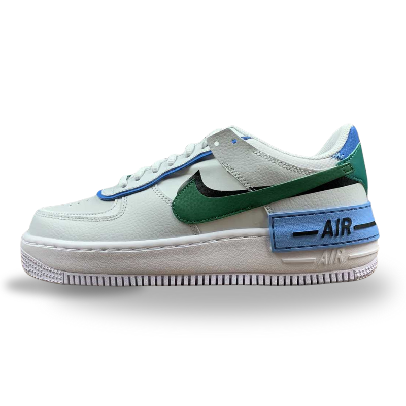 Nike Air Force 1 - Shadow - Photon Dust / Malachite - Black