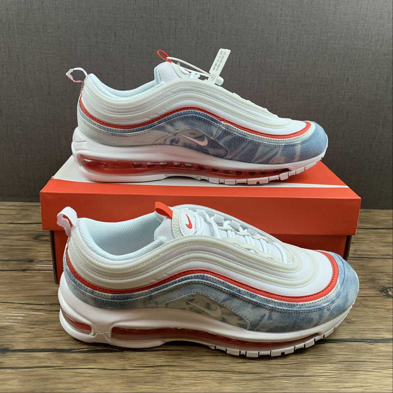 Nike Air Max 97 - Orange / White / Denim Blue