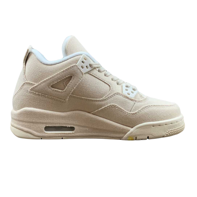 Nike Air Jordan 4 Retro - Sail - Cement Grey - Fire Red