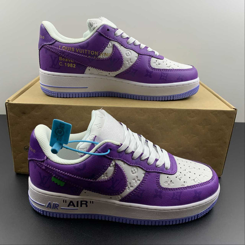 Nike Air Force 1 - Louis Vuitton - White /Purple