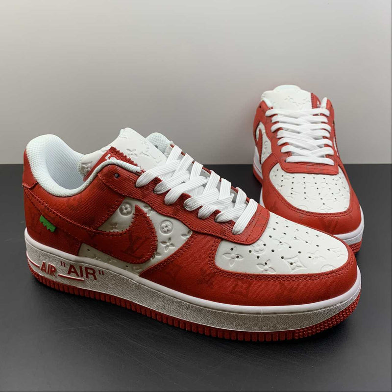 Nike Air Force 1 - Louis Vuitton - White / Red