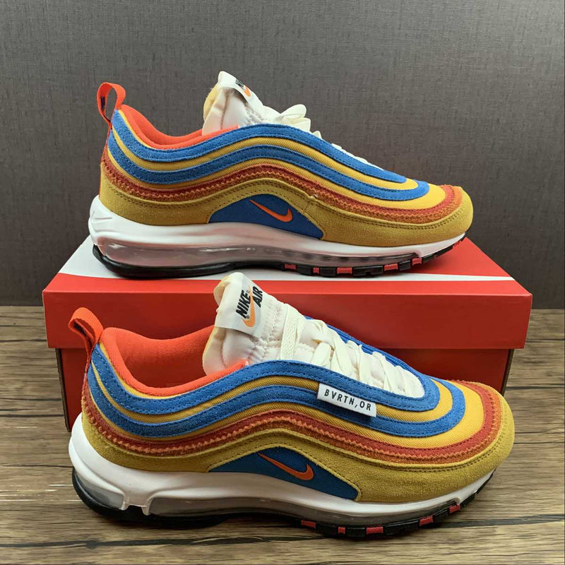 Nike Air Max 97 - SE - Pollen / Orange - LT Photo Blue