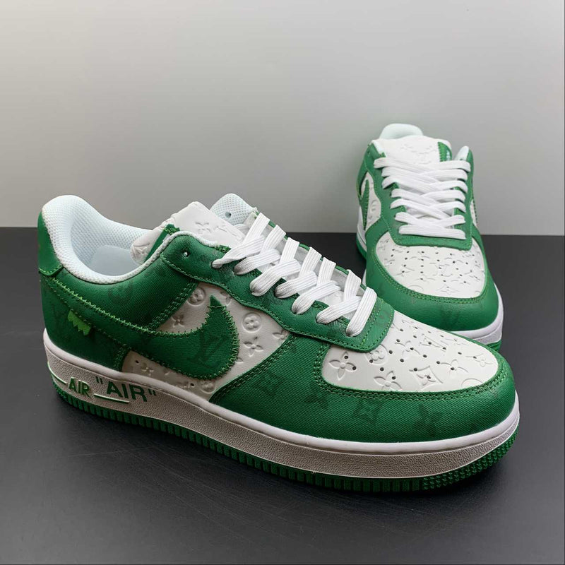 Nike Air Force 1 - Louis Vuitton - White / Green