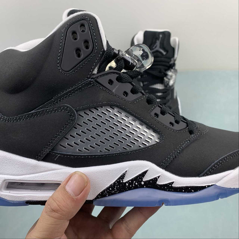 Nike Air Jordan 5 Retro Sngl Dy - Black / White