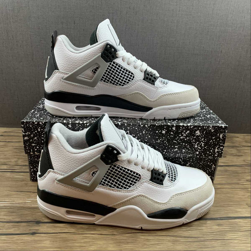 Nike Air Jordan 4 Retro SP - White / Black - Neutral Grey