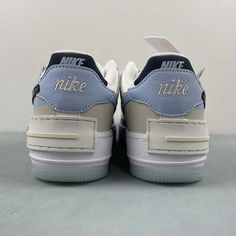 Nike Air Force 1 - Shadow - Off White / Hydrogen Blue / Black