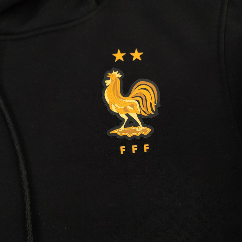 Blusa Moletom Com Capuz - França FC