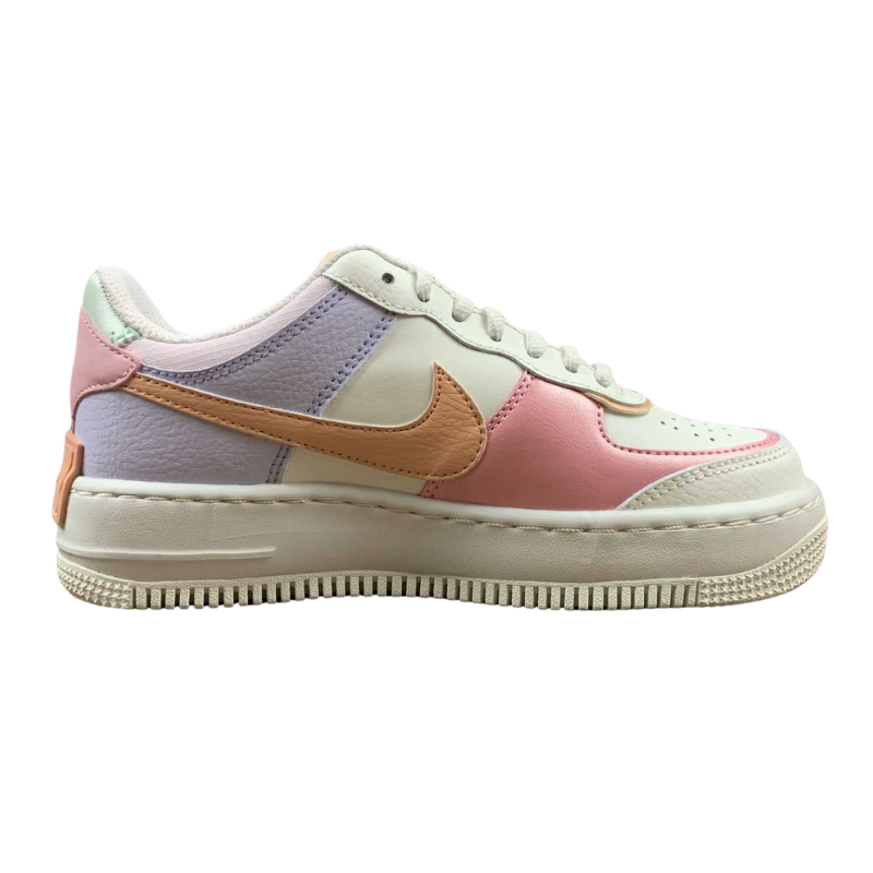 Nike Air Force 1 - Shadow - Sail / Pink Glaze - Orange Chalk