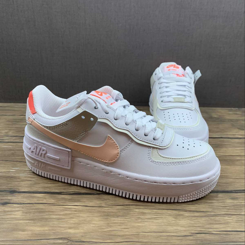 Nike Air Force 1 - Shadow - White / Crimson Tint