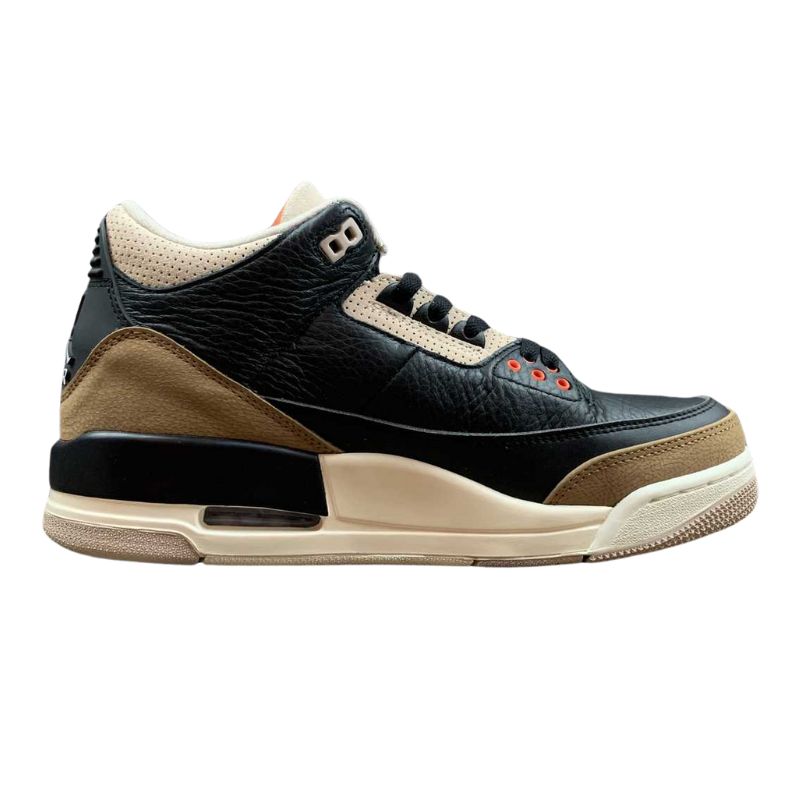 Nike Air Jordan 3 - Retro - Black / Rush Orange - Fossil Stone - Sail