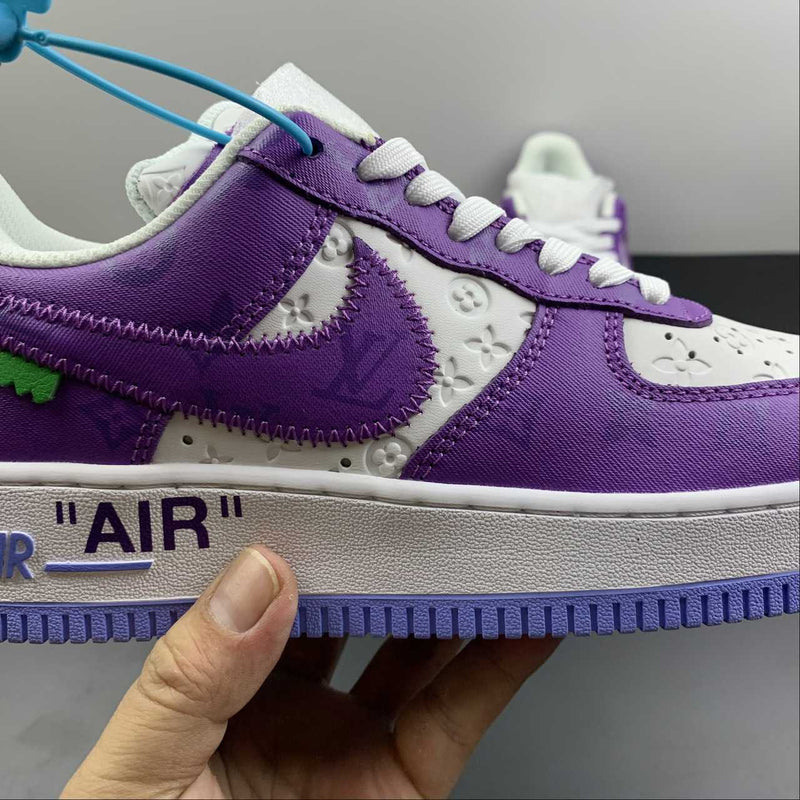 Nike Air Force 1 - Louis Vuitton - White /Purple