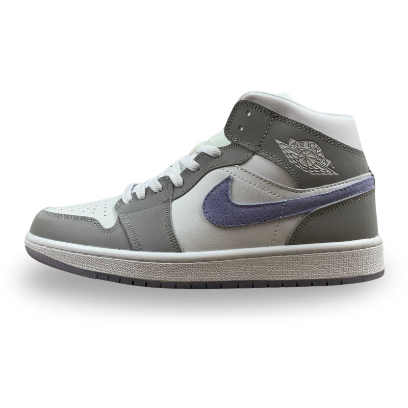 Nike Air Jordan 1 - MID - White / Gray / Blue