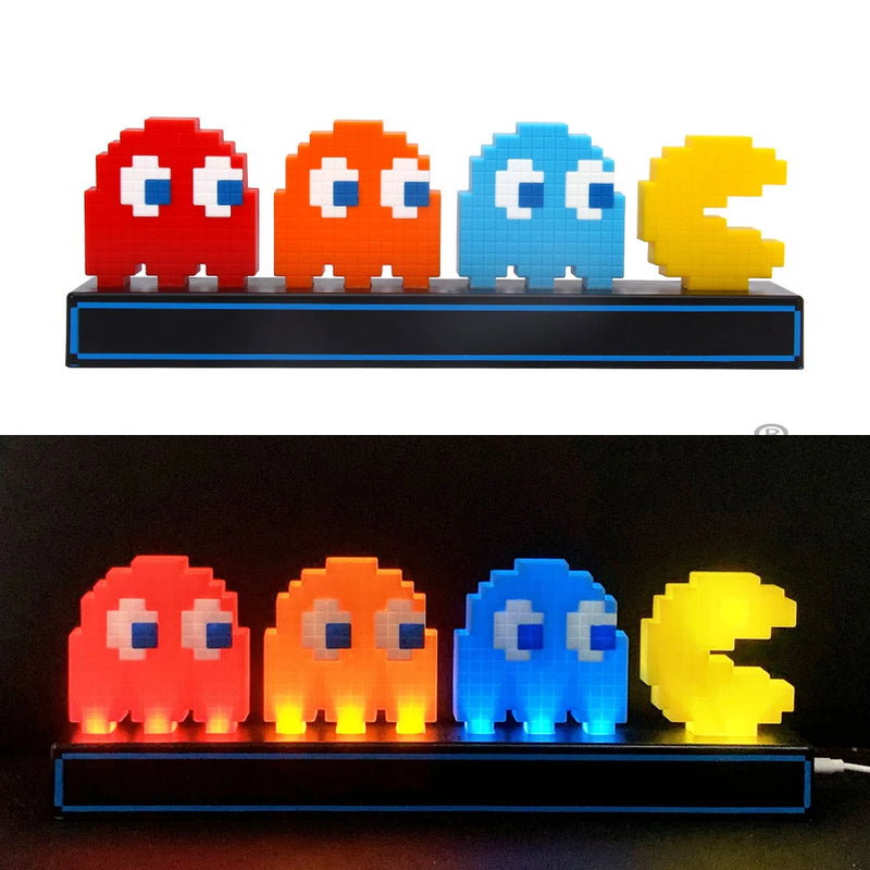 Luminária Gamer - Pac-Man - Led