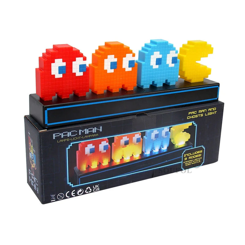 Luminária Gamer - Pac-Man - Led