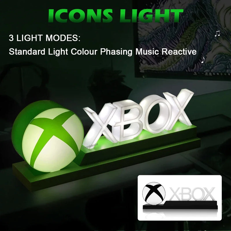 Luminária Gamer - Xbox - Led