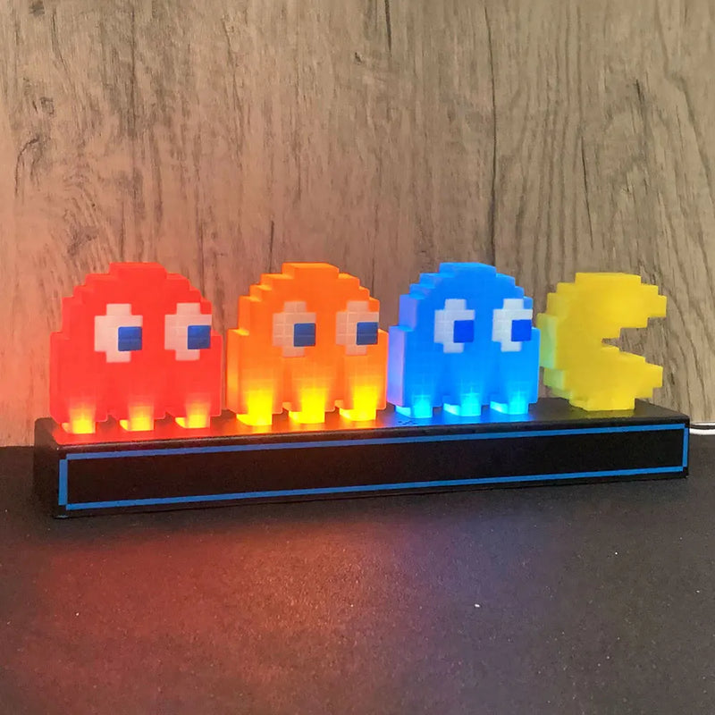 Luminária Gamer - Pac-Man - Led