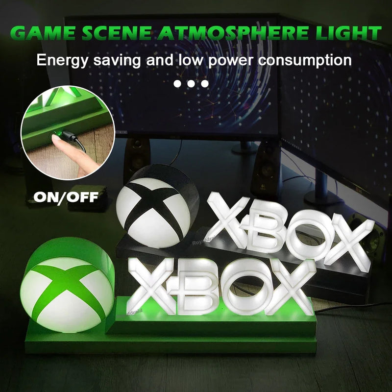 Luminária Gamer - Xbox - Led