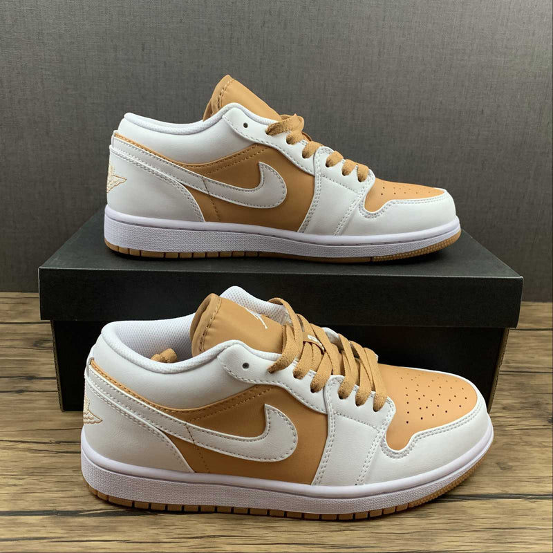 Nike Air Jordan 1 - LOW - White / Brown