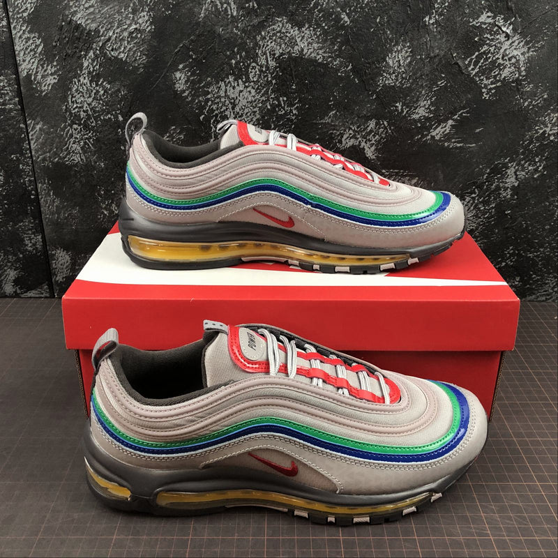 Nike Air Max 97 - Grey / Green - Yellow