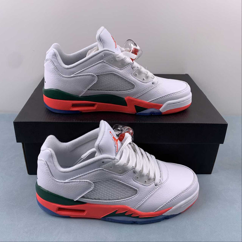 Nike Air Jordan 5 Retro Low CNY - White / Orange