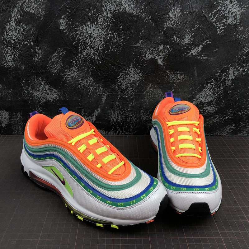 Nike Air Max 97 - OA JL - White / Hyper Violet - Volt