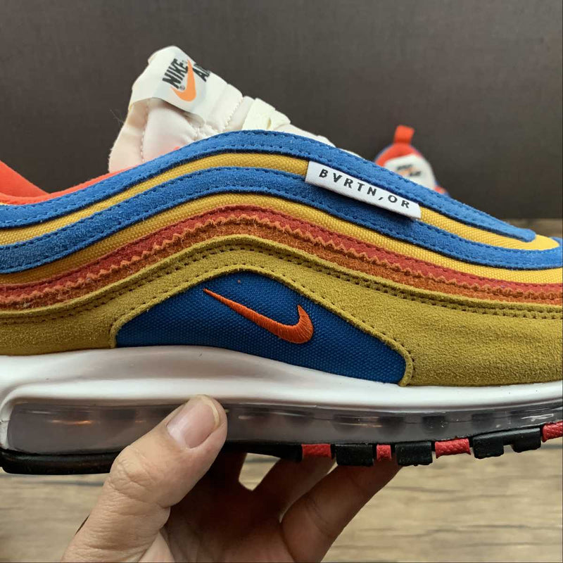 Nike Air Max 97 - SE - Pollen / Orange - LT Photo Blue