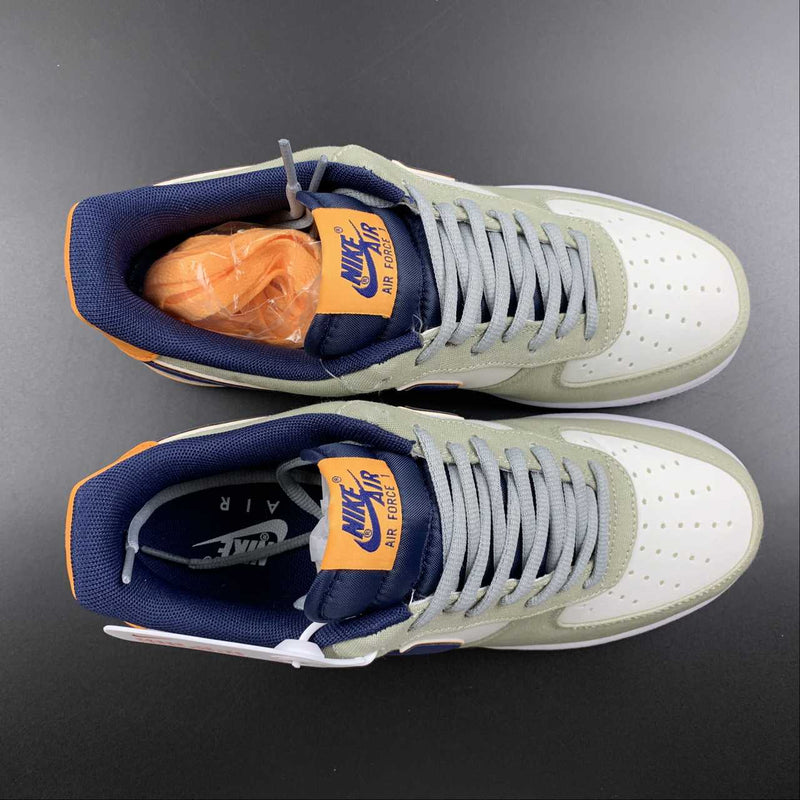 Nike Air Force 1 - '07 - Grey / Orange / Dark Blue / White