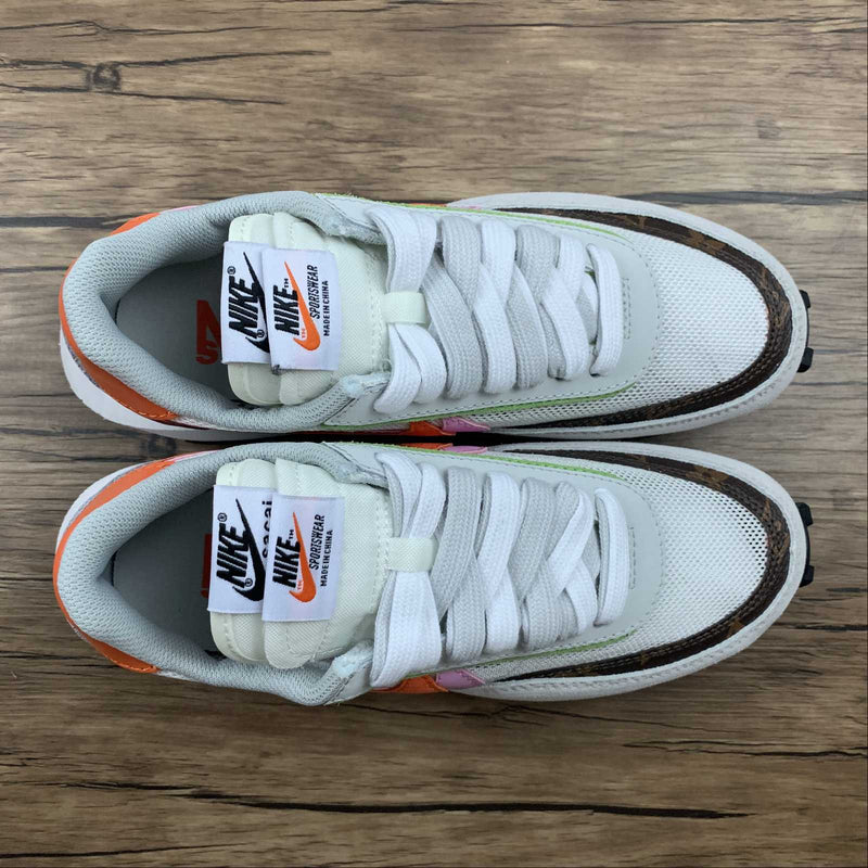 Nike Sacai - Ldwaffle - Medium Grey / Orange - Pink