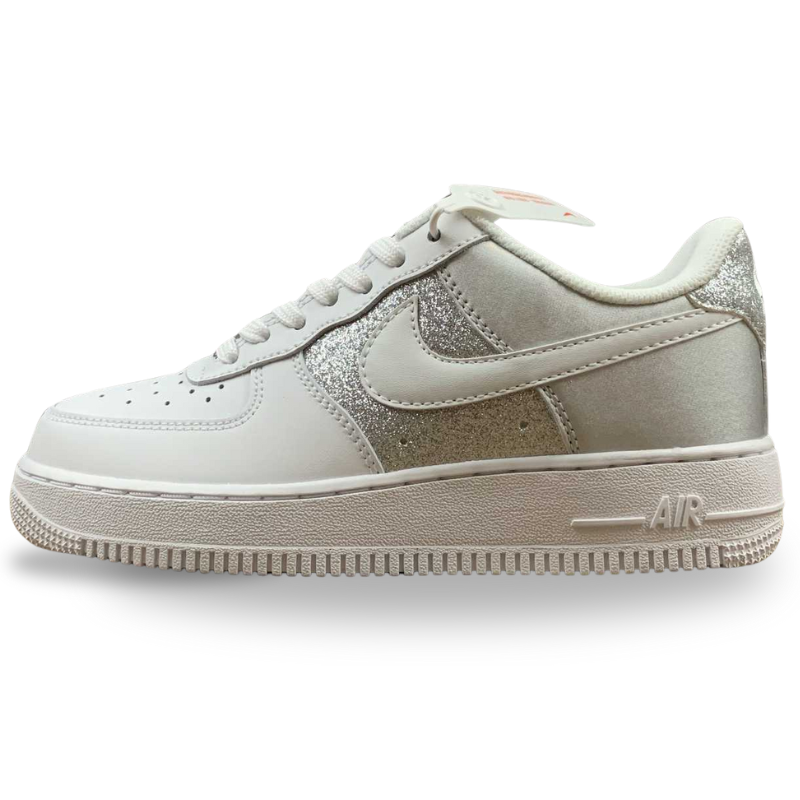 Nike Air Force 1 - '07 - White / White - Metallic Silver