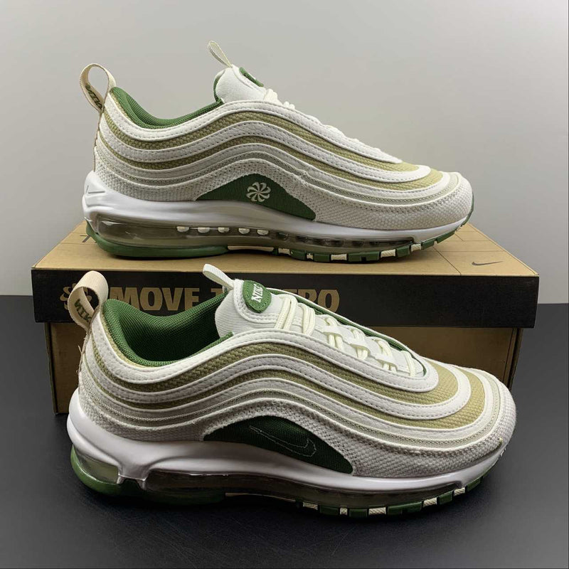 Nike Air Max 97 - SE - Sail / Sail - Treeline - Wheat Grass