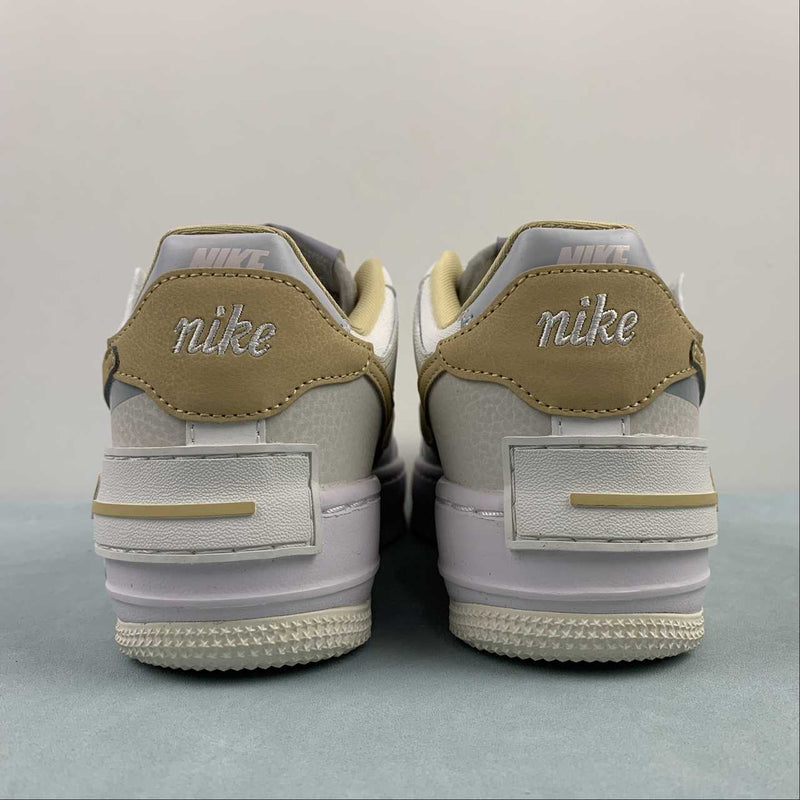 Nike Air Force 1 - Shadow - Summit White / Sesame - Wolf Grey