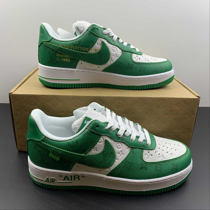 Nike Air Force 1 - Louis Vuitton - White / Green