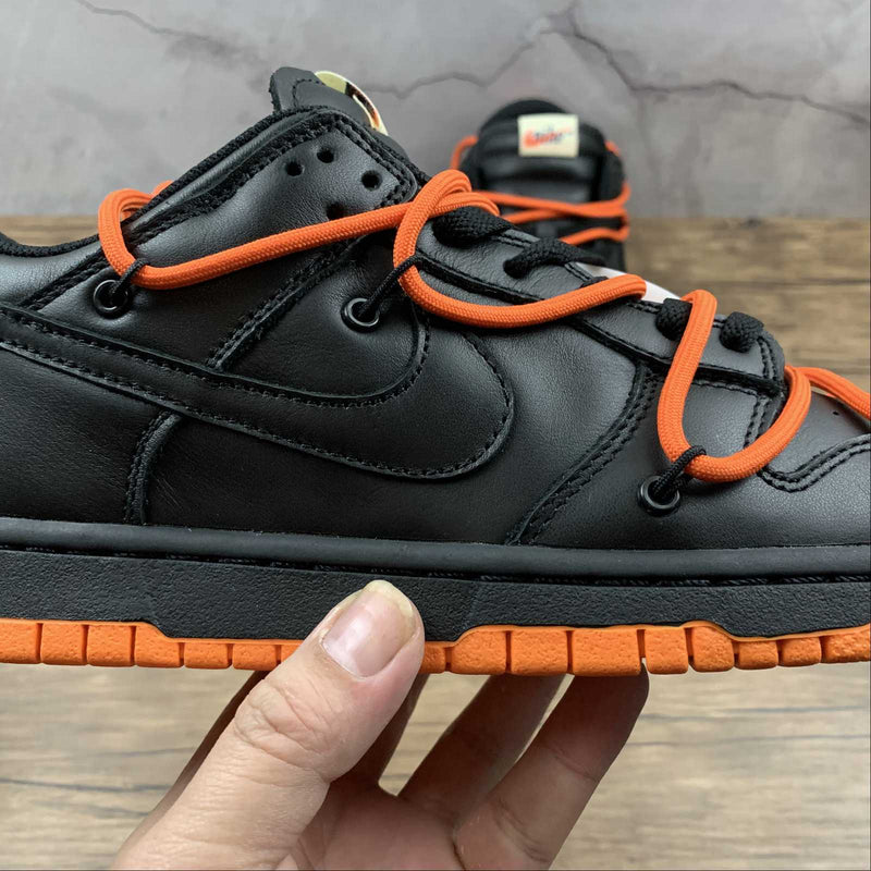 Nike Dunk Low - X OW X FL - Black / Total Orange