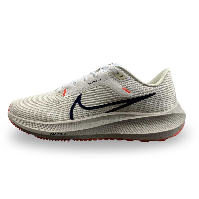 Nike Air Zoom - Pegasus 40 - Cream / Navy / University Red / Light Khaki