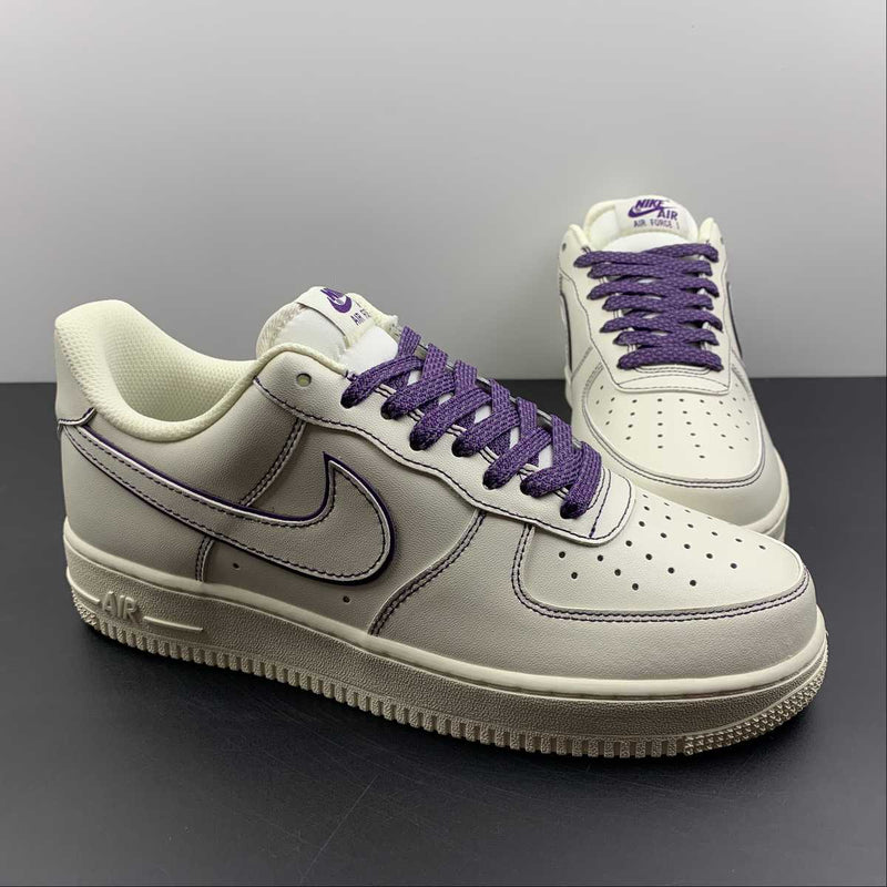 Nike Air Force 1 - '07 - Beige / Purple