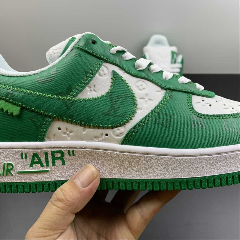 Nike Air Force 1 - Louis Vuitton - White / Green