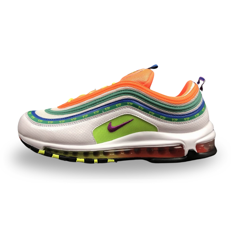 Nike Air Max 97 - OA JL - White / Hyper Violet - Volt