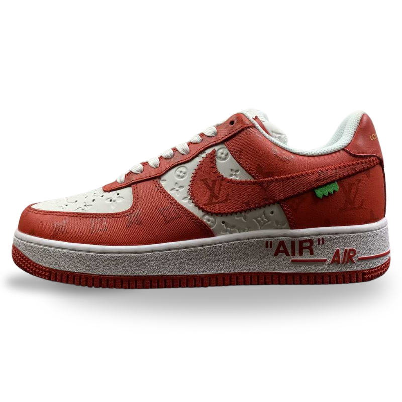 Nike Air Force 1 - Louis Vuitton - White / Red