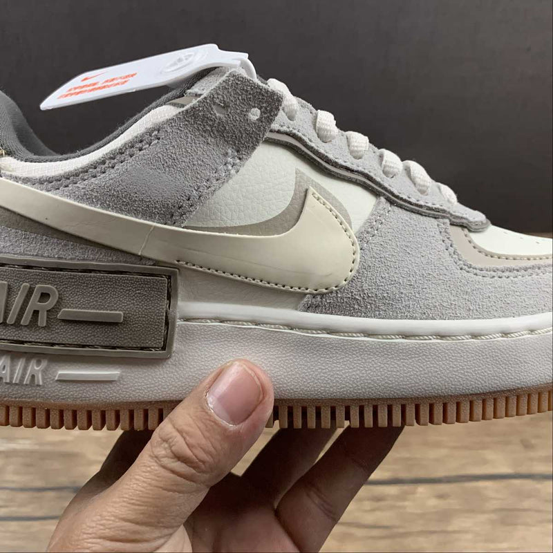 Nike Air Force 1 - Shadow - Sail / Pale Ivory - Sail - Grey Fog