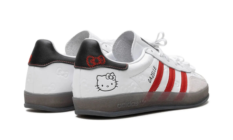 Tênis Adidas Gazelle Indoor x Hello Kitty "50th Anniversary" Branco